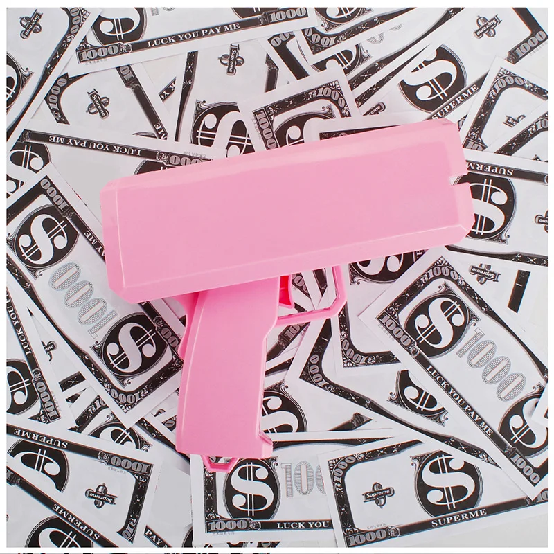 Денежный пистолет Дождь игрушка подарок на вечерние ринку электронный супер для