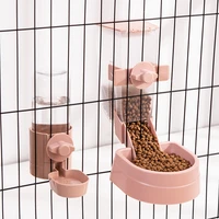 pet bowls cage hanging feeder pet water bottle food container dispenser bowl for puppy cats rabbit pet feeding product