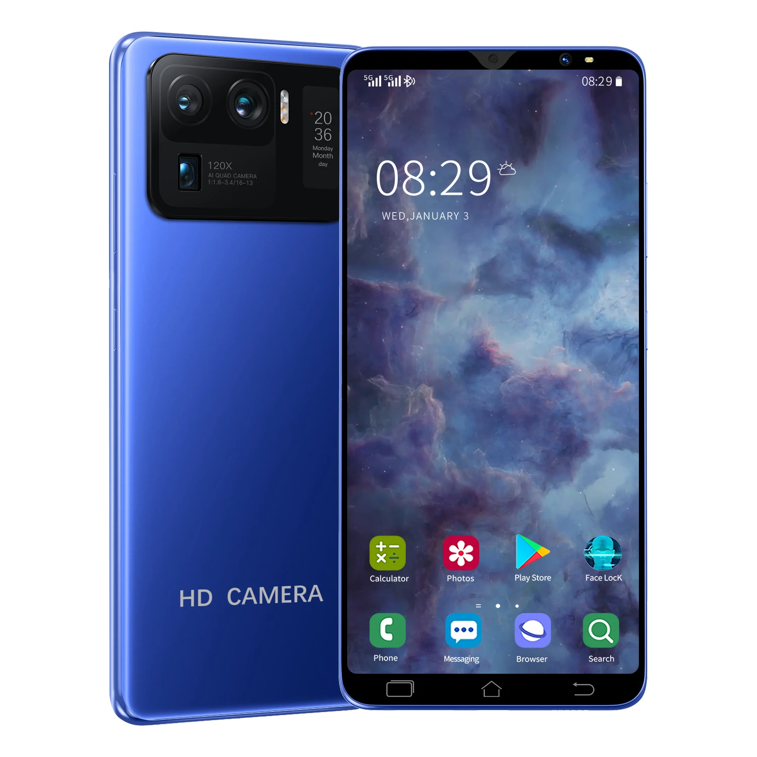 

M12 Pro Global Unlocked Smartphone 128GB Global Version HD 6.1Inch Mobile Phone 10 Core Fingerprint/Face ID 4G/5G Cellphone