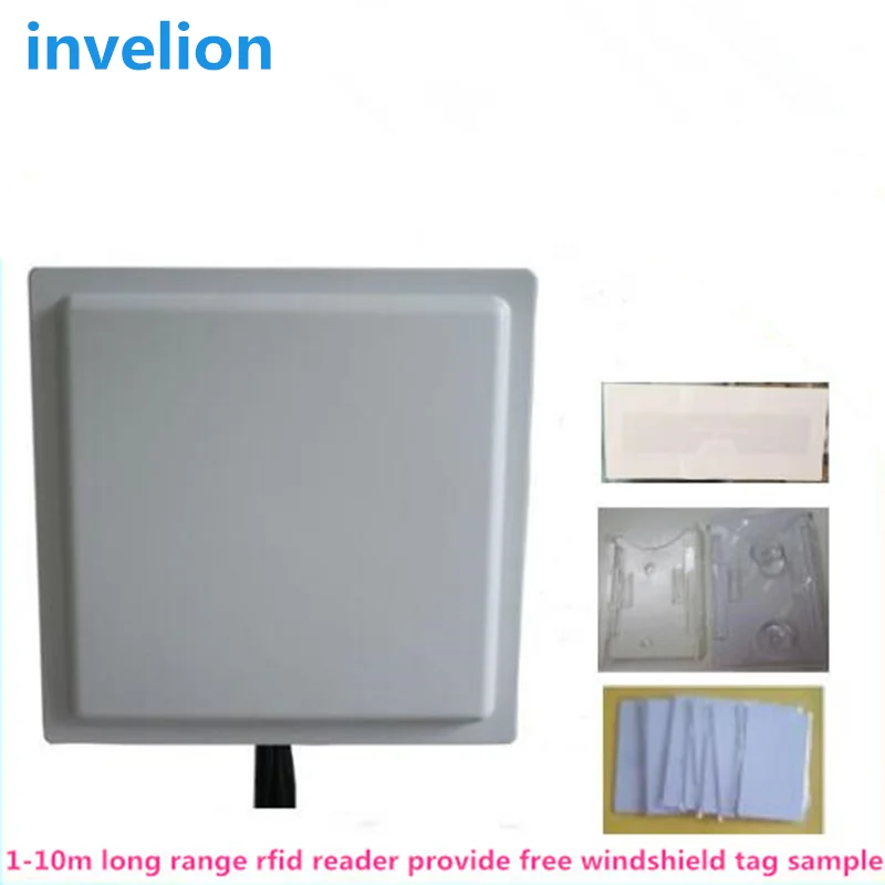 8-15 м 12dbi антенна uhf rfid 15 UHF RFID встроенный считыватель большого радиуса действия