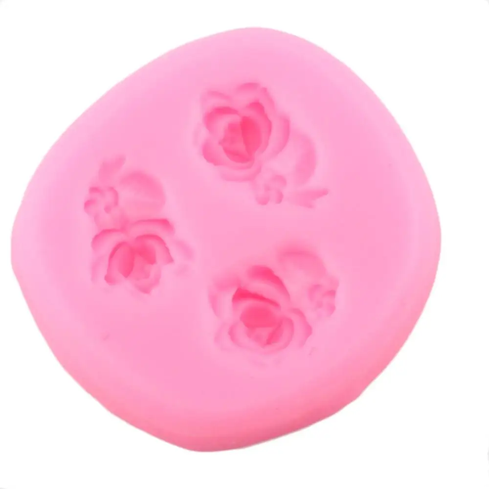 Роза силиконовые формы в виде цветка Fondant (сахарная) пресс форма для DIY