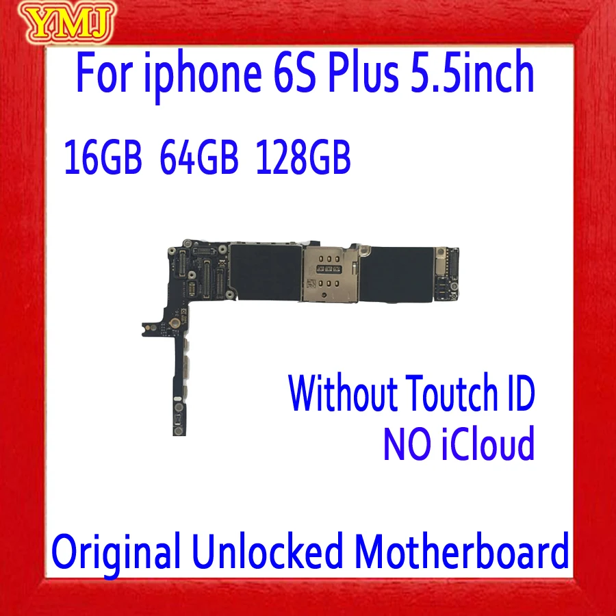 Оригинальная материнская плата 16 Гб 64 128 ГБ для iPhone 6S Plus 100% разблокированная без