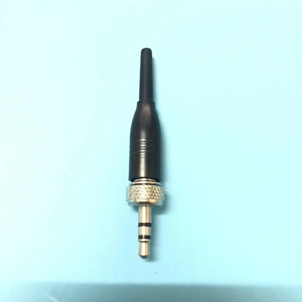 20 шт./лот черный стерео винт 3 5 мм 1/8 дюйма аудиозамок коннектор для микрофона