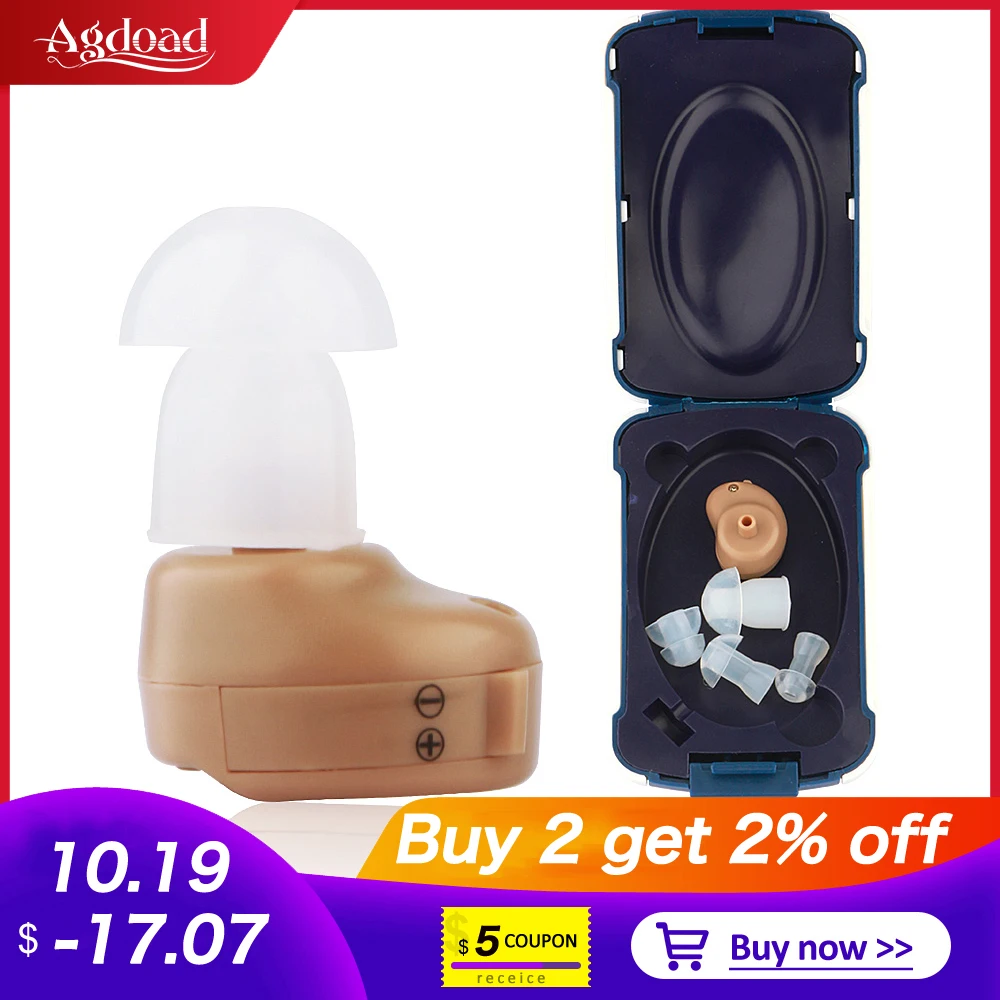 Невидимые слуховые мини аппараты для слуховых аппаратов батареи усилитель звука