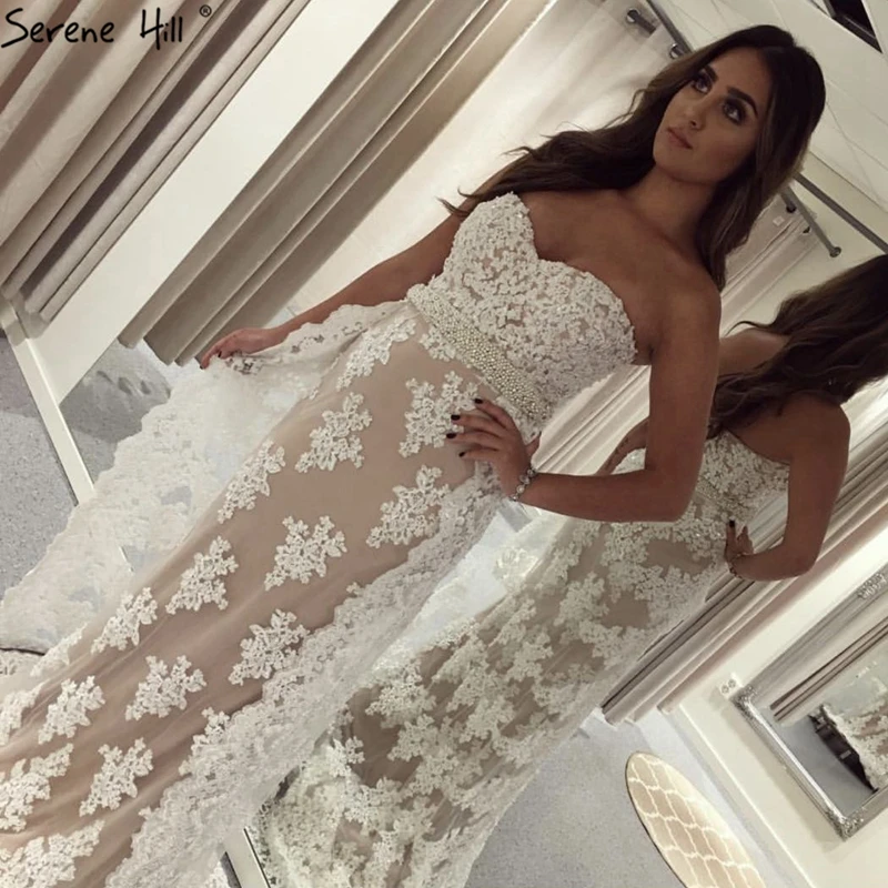 Платье элегантное Бисероплетение вечерних платьев 2021 без бретелек сексуальное