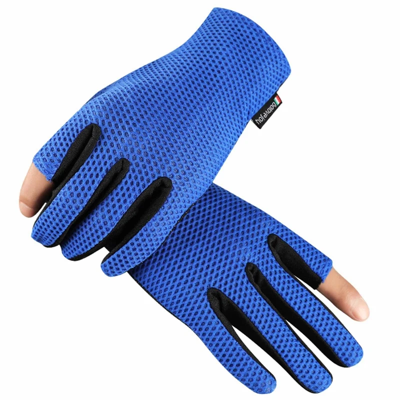 

New Fishing Gloves Men And Women Two Fingers Gloves Outdoor Gloves Summer Sunscreen Non-slip Gloves Sunscreen Gloves