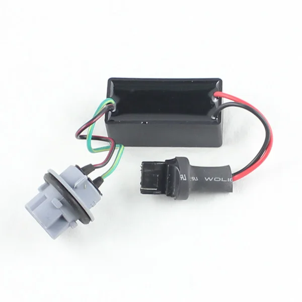 Rockeybright T20 7440 светодиодный туман светильник декодер компенсатора резистор 7440 7443 предупреждающий мигающий подавитель адаптер для Светодиодный запасной светильник