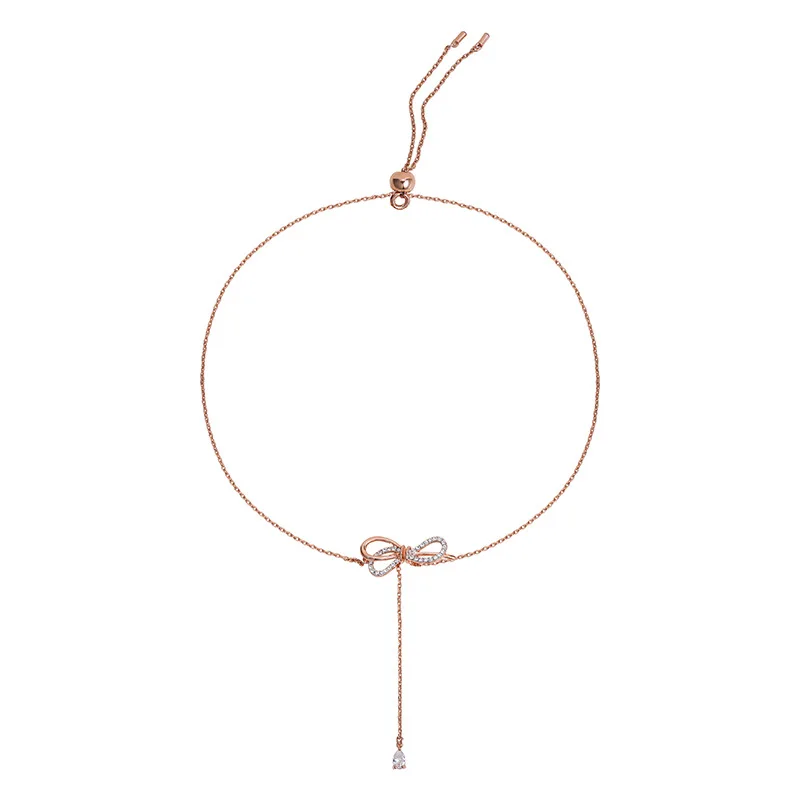

2021 Crystal neck chain Korean simple Chic Elegant Women Choker necklace female Fashion Jewelry