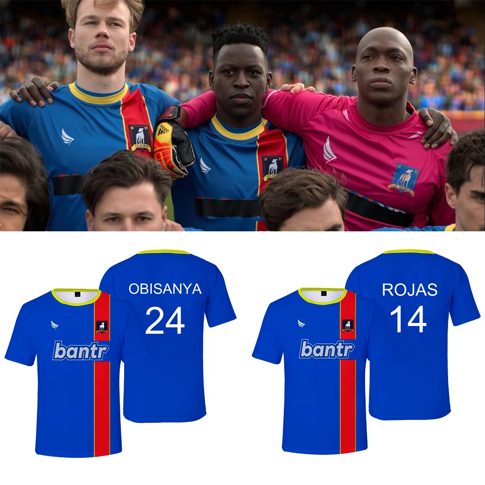 

New Ted Lasso Season 2 AFC Richmond Football Jersey Cosplay OBISANYA Mcadoo T-shirt Men Women 3D Print Harajuku Oversized Tops