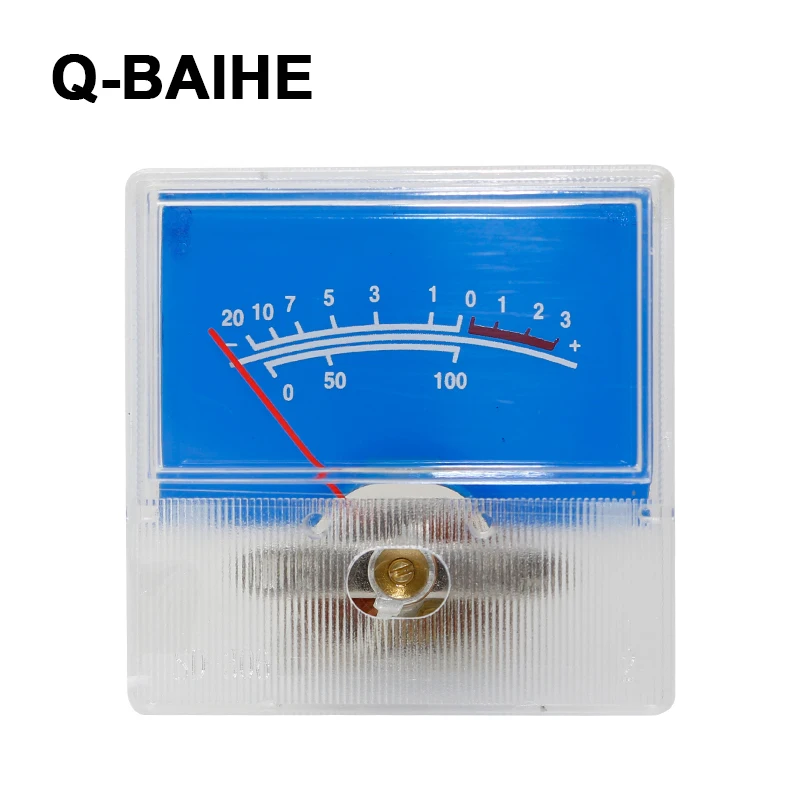 100 шт./лот панель VU Meter 250uA 650 40x40 мм без лампы синяя 20 ~ + 3 дБ SD|vu meter|panel meterpanel vu meter |