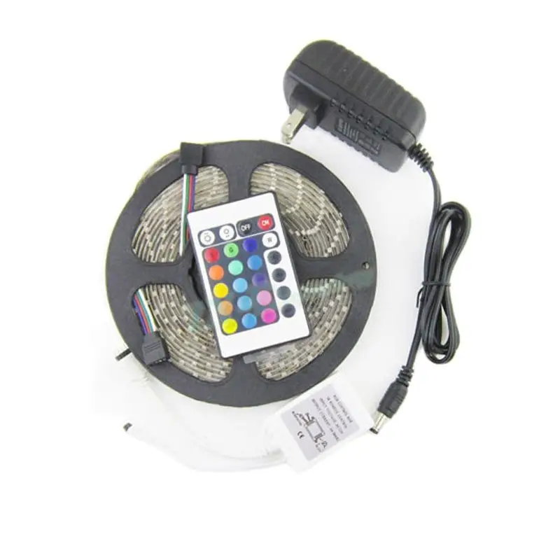 Водонепроницаесветодиодный Светодиодная лента 2835 RGB 5 м 300 SMD + пульт