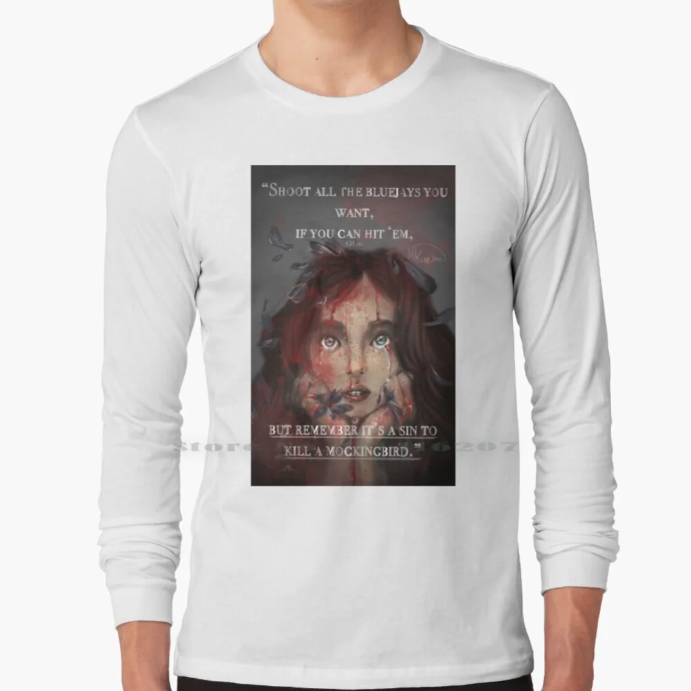 

Футболка Sin To Kill A Mockingbird, 100% чистый хлопок, Tkam Book Mockingbird Girls To Kill A Mockingbird