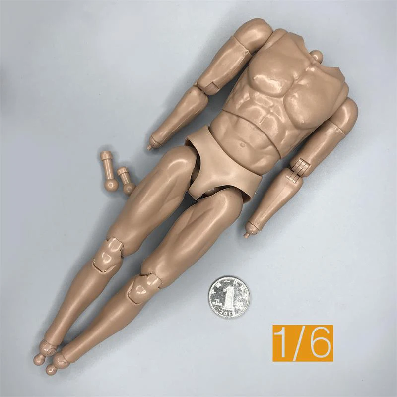 

In Stock For Sale Muscle Man Body Figures Scarecrow Can Be Suit Usual 12 inch Doll Soldier Collectable
