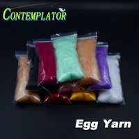 10colors assorted fly tying egg yarn for sculpted patterns premium soft stretchy fibers minnow fish lures glow bug slamon trout
