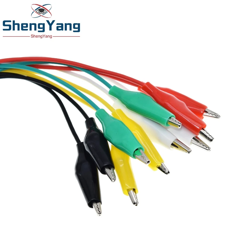 10 шт. электрические зажимы типа крокодил 50 см |