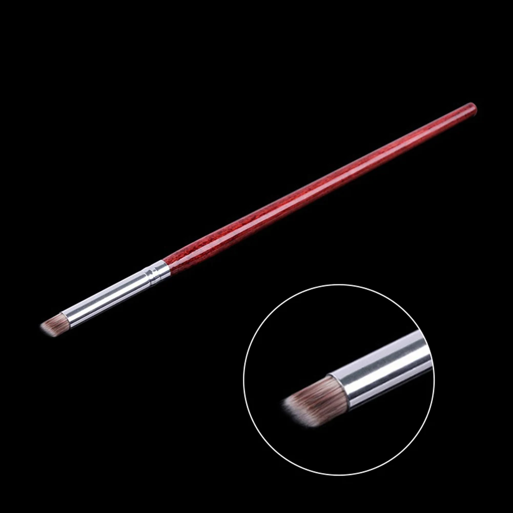 Ручка с деревянной ручкой для дизайна ногтей УФ-гель-кисть градиентная краска