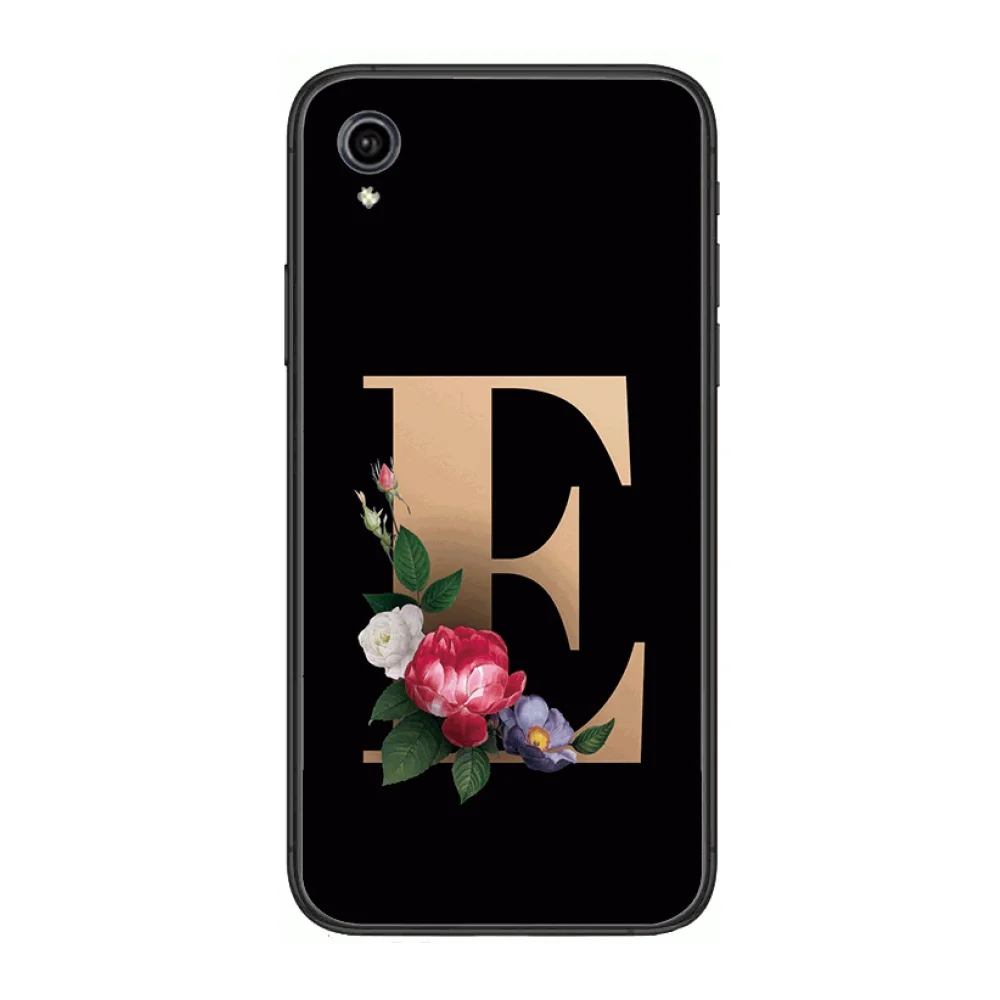 

Stylish English alphabet style Style Phone Cases cover For VIVO X50 30 Y97 91 93 85 83 81 79 73 V 17 15 9 S7 U3X black Cove