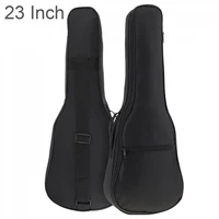 waterproof black 23inch guitar bag soft case gig cotton carry shoulder strap portable ukulele bag musical instrument accessories