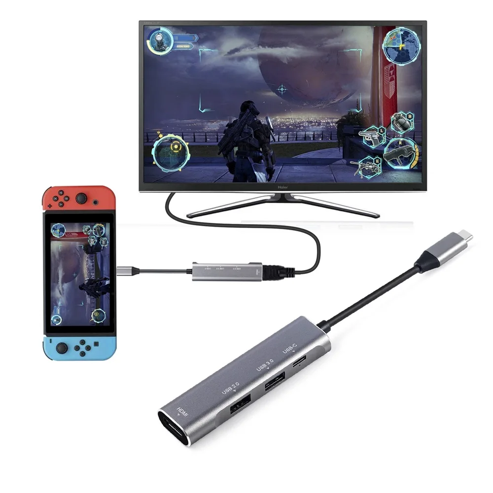 USB разветвитель DEX type C на 4K HDMI концентратор USB 3,0 2,0 высокоскоростной для samsung Galaxy S8 S9 S10 Plus Note 8 9 10 Pro переключатель USB-C концентратор