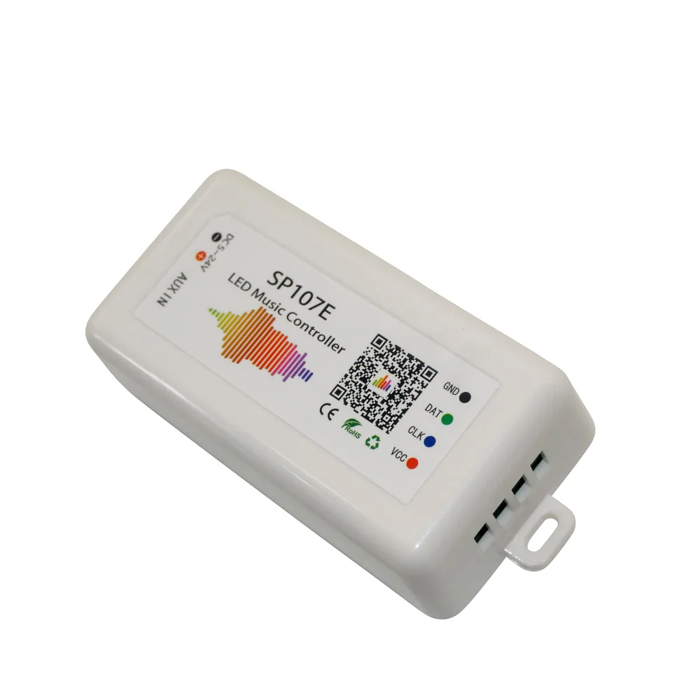 Sp107 музыкальный Bluetooth светодиодный контроллер полноцветный RGB SPI управление через