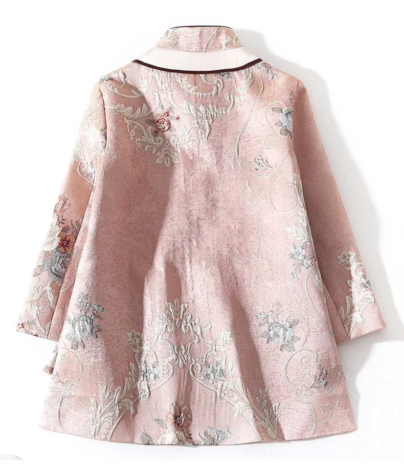 Бутик 2020 китайские новогодние розовые винтажные традиционные куртки |