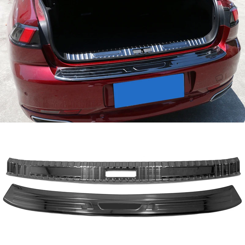 

For Peugeot 508 GT 2019 2020 Car Rear Bumper Protector Step Panel Boot Cover Sill Plate Trunk Trim Car Accessories