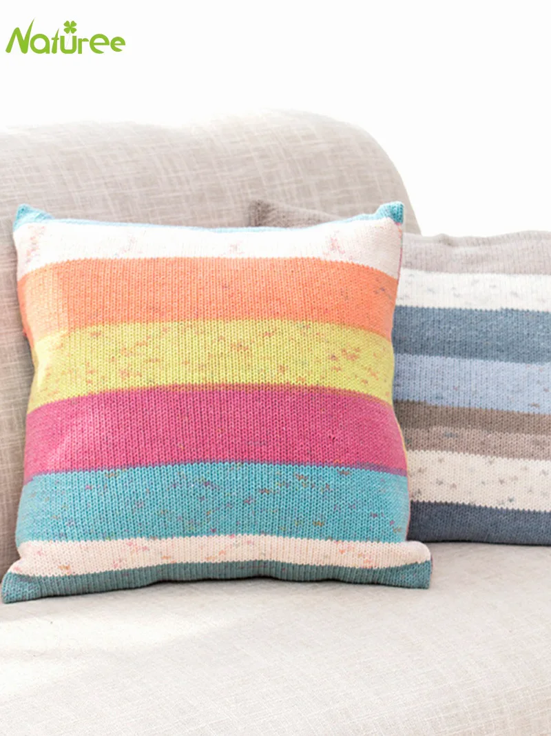 Пряжа для ручного вязания 5 нитей Радужный хлопок ручная работа сделай сам