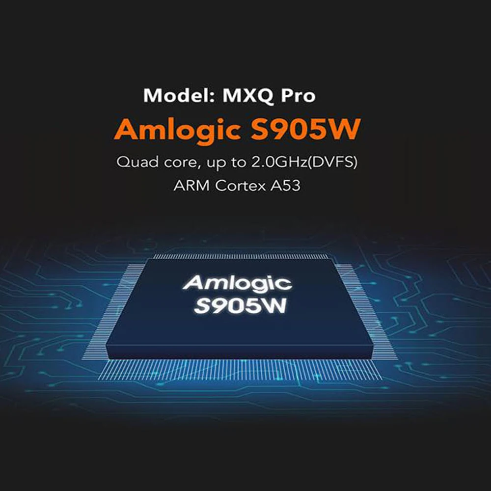 Для MXQ PRO 5G Смарт ТВ коробка Android 9 0 4K 2 4G & Wi Fi Amlogic S905W Гб оперативной памяти 16