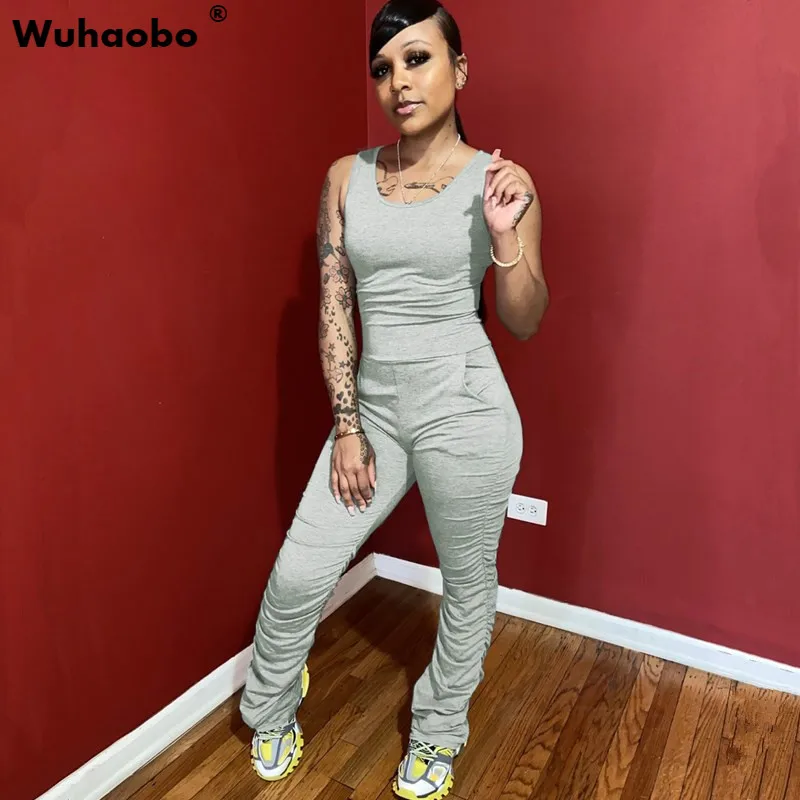 Жилет Wuhaobo повседневный длинный джемпер лето 2020 Многослойные брюки однотонный