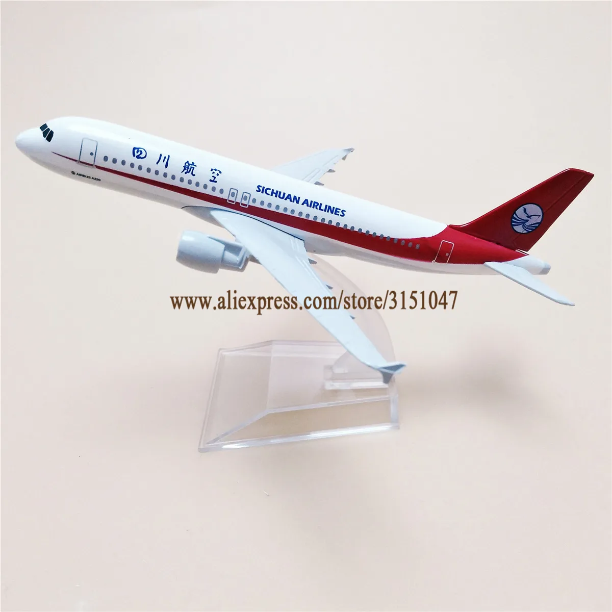 

Модель самолета A320 из металлического сплава для детей, 16 см