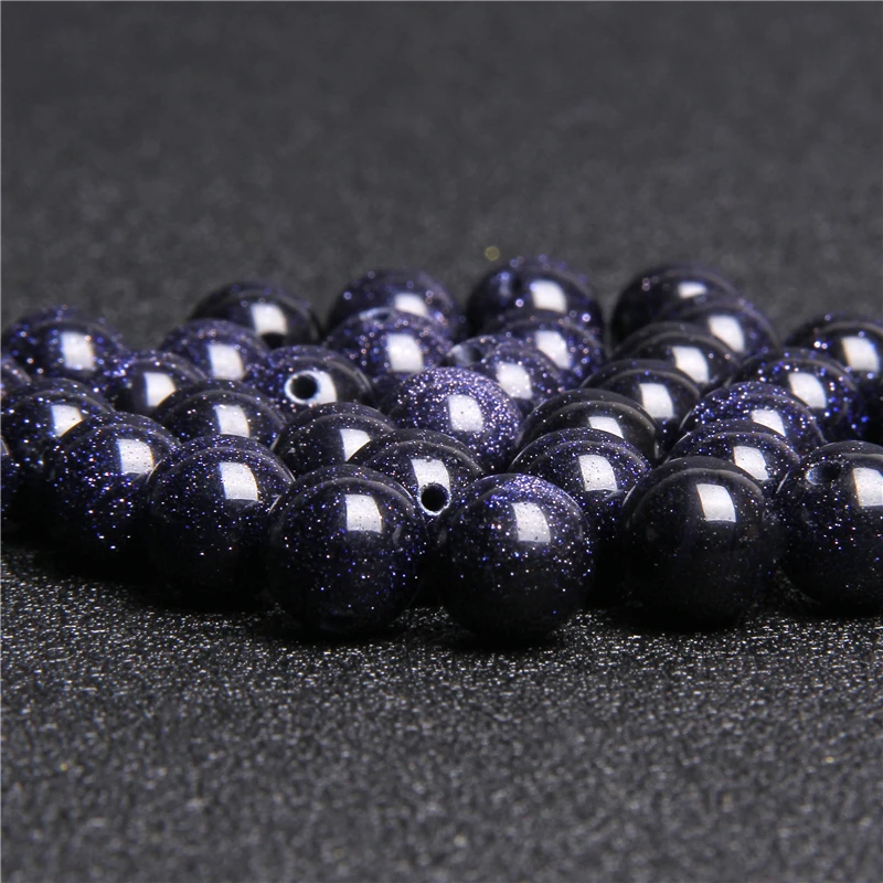 Голубой песок камень круглый сыпучий полированный песчаник шарик для