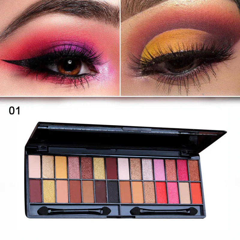 Матовые косметические тени для век 28 цветов легкие в нанесении натуральные