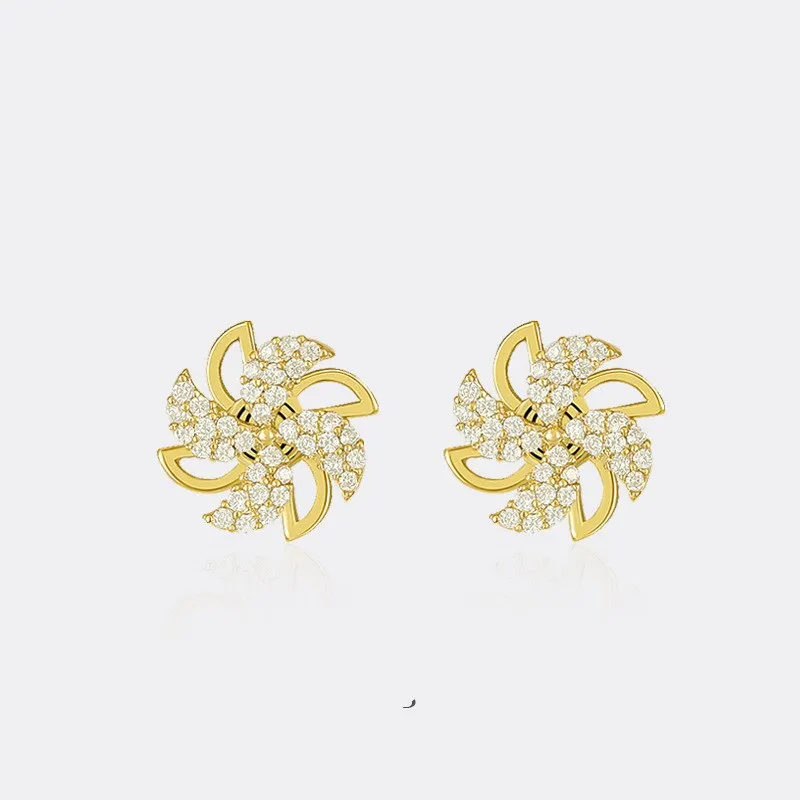 

Miuoxion Retro Zircon Rotating Earrings Fashion Personality Party Punk Jewelry For Women Feature Namour Charm Gift All Seasons