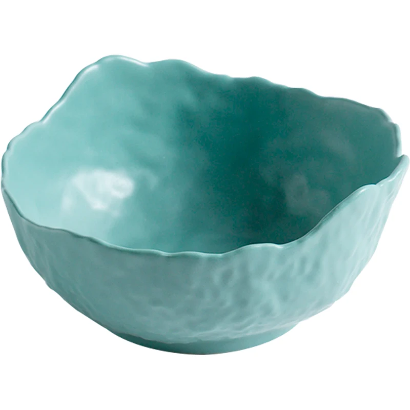 Креативная керамическая чаша бытовой нерегулярные личность салатная миска для