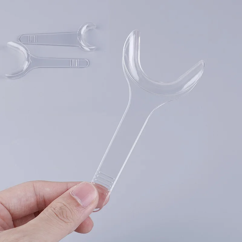

Clear Mouth Opener Dental Orthodontic Cheek Retractor T shape Dental Equipment Tooth Intraoral Lip Cheek Retractor