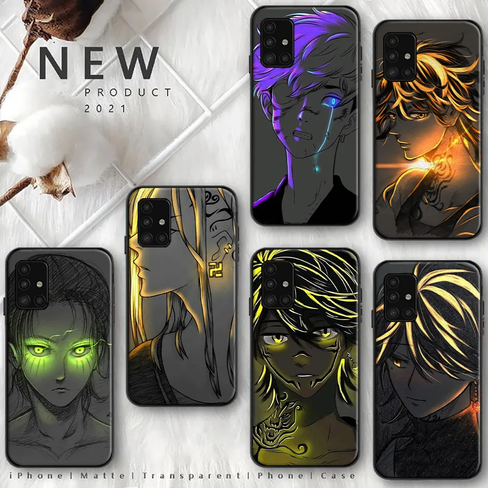 

Tokyo Avengers Phone Case For Samsung Galaxy A51 A52 A71 A72 4G 5G For A72 A52 Hot Japan Anime Funda Carcasa Soft TPU Back Cover