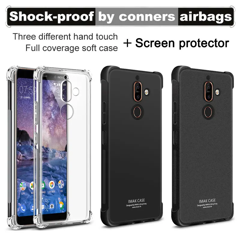 IMAK уголки подушка безопасности ударопрочный чехол для Nokia X71 9 2 6 7 8 Sirocco X3 X5 X6 X7 3 1 5