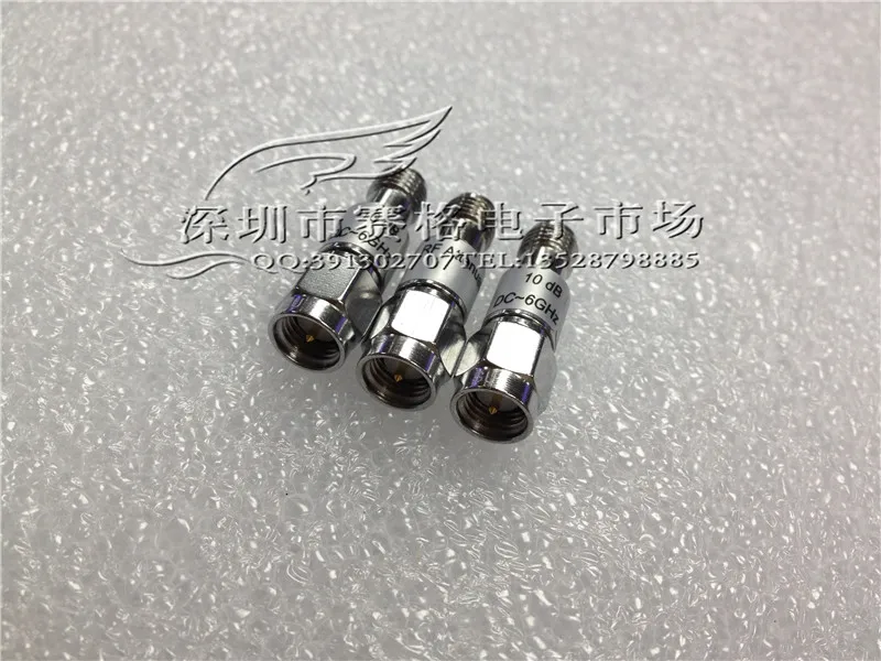 

Stainless Steel High Quality SMA Attenuator Sma-jk Male and Female SMA Fixed Coaxial Attenuator 10dB