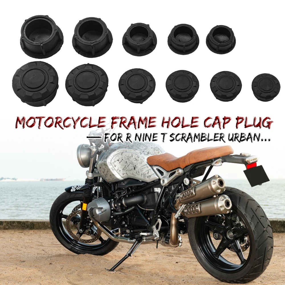 

11PCS Motorcycle Frame Hole Plug Cover For BMW RNINET R9T R NINE T 9T Scrambler Racer Urban Pure 2014 2015 2016 2017 2018 2020