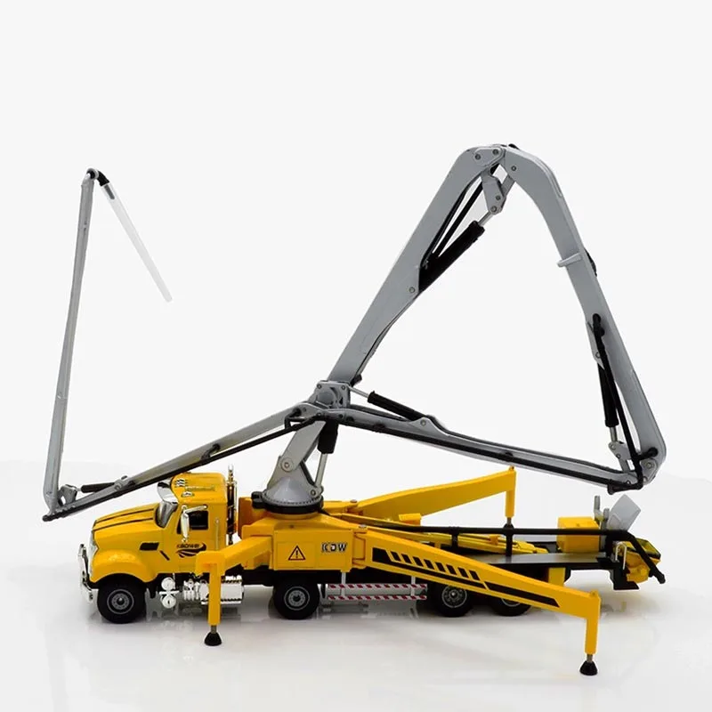 

Масштаб 1/55, имитация сплава, инженерный грузовик, твердый переплет, бетононасос, грузовик, модель грузового автомобиля, подарок для детей