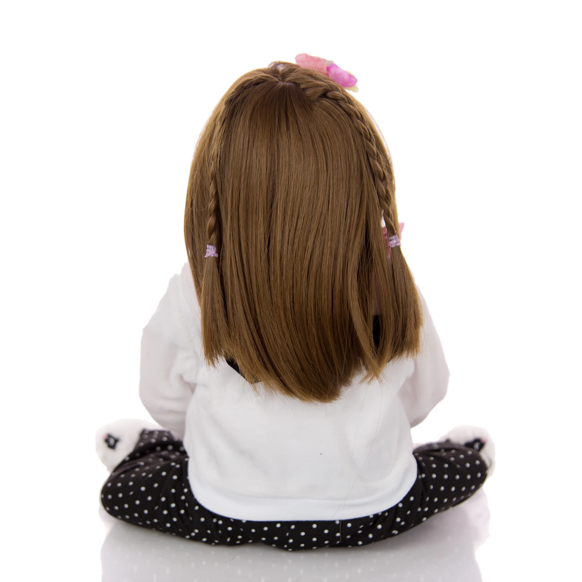 KEIUMI 19 дюймов милые куклы Reborn Meninas для младенцев полностью силиконовые Bebes с милой