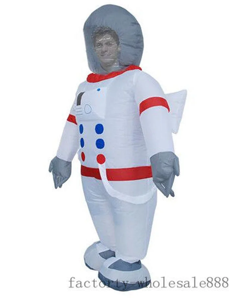 Новый надувной костюм космонавта маскарадный вечерние платья для игр одежда