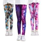 Леггинсы для девочек, Осень-зима 2020, облегающие штаны для девочек, детские штаны, одежда для маленьких девочек, брюки с принтом, детские леггинсы 2-9 лет