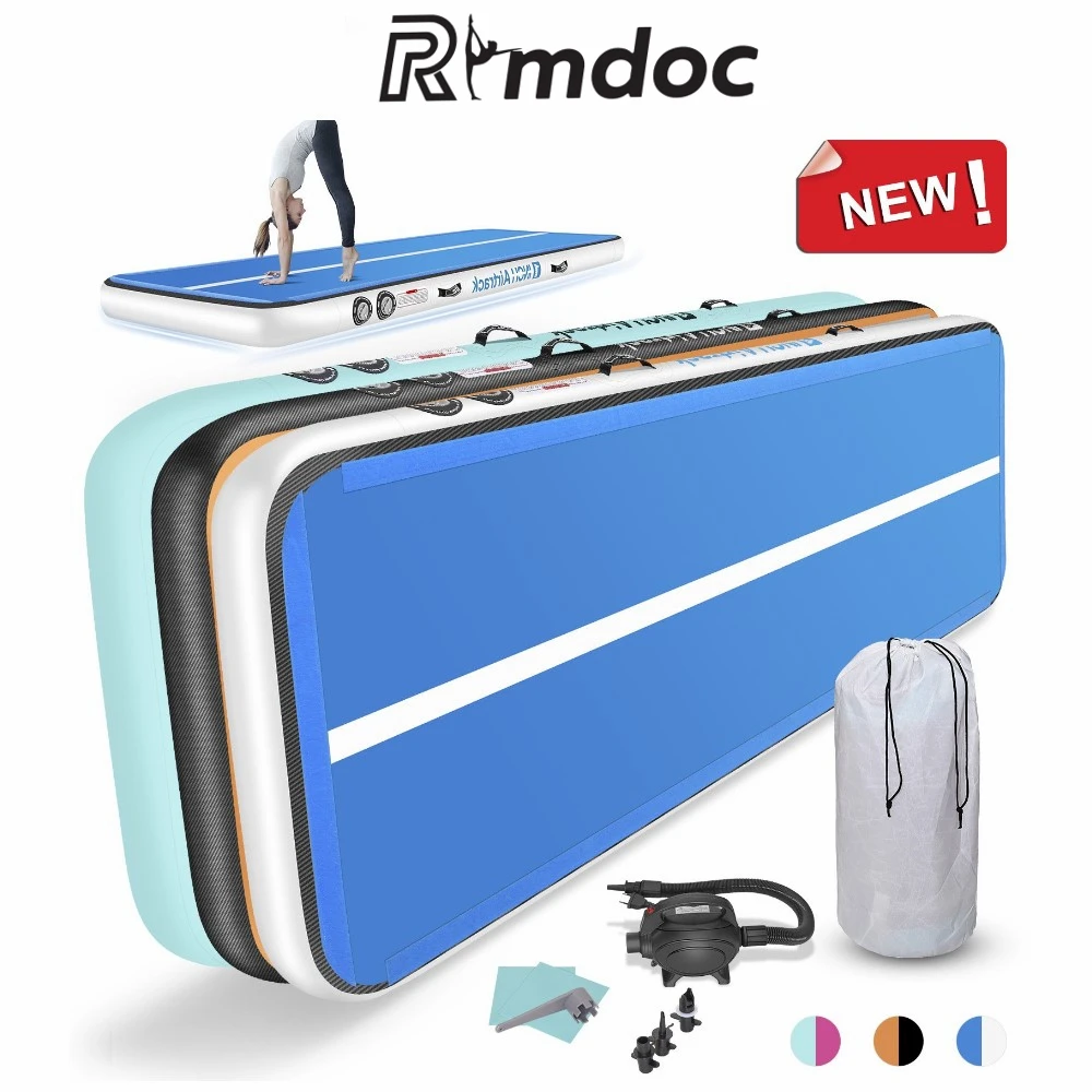 Коврик для гимнастики Rimdoc 3 м воздушный трек надувной 6 детский спортивный коврик
