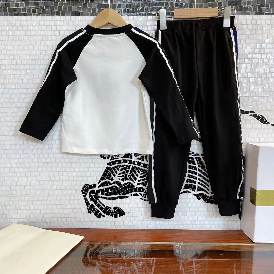 

New kids Girls Fashion Print Floral Sets 2021 Autumn Long Sleeves Outfits