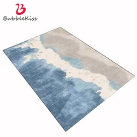 bubble kiss abstract carpets for living room blue white sea printed non slip floor mats customized home sofa decor bedroom rugs