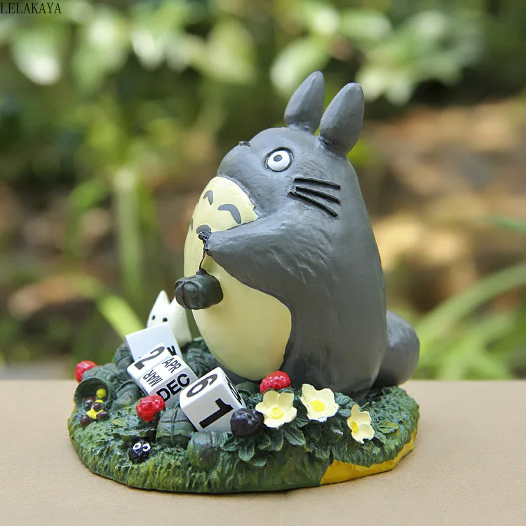 Милый календарь Totoro ремесла Творческий Аниме фигурки напечатанный Рисунок
