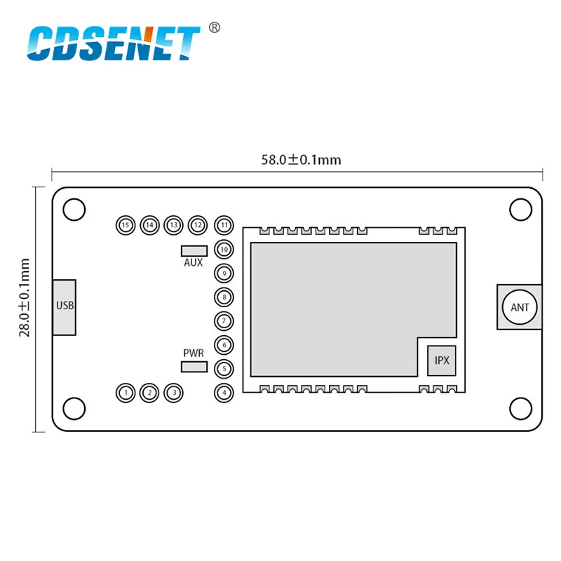

SX1262 LoRa Module Test Board Kits 22dBm 5km Long Distance Transceiver E22-230TBL-01 USB Development Board Wireless Module RF