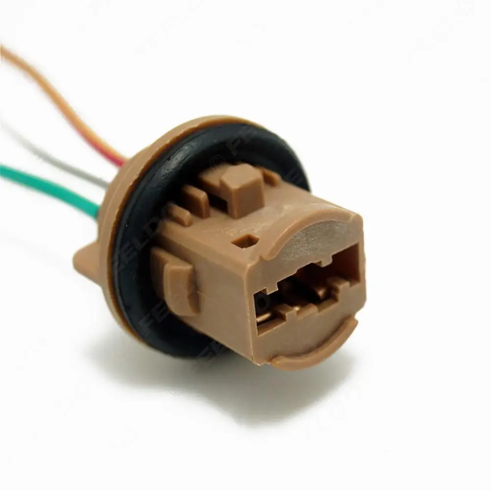 

2pcs T20 7443 Car Lamp Lights Bulb Socket Adapter Extension Connector Plug Bulb Holder Universal Car Bulb Socket Adapter