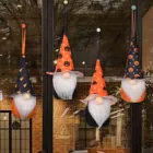 Украшение для Хэллоуина в виде тыквы, Декор вечерние для дома, 2021 кулон, подарок для детей, кукла без лица, плюшевая борода, безликая карликовая кукла, кукла